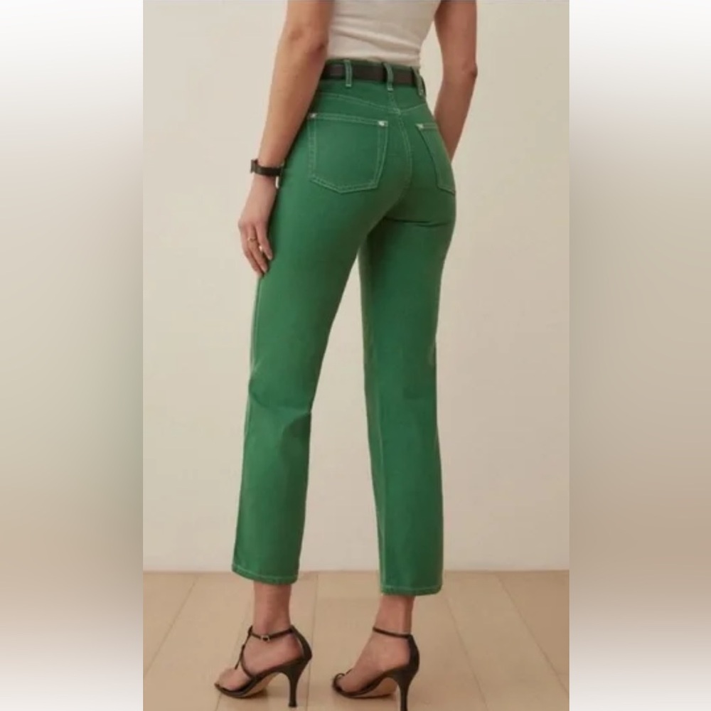 Reformation size 27 Green jeans